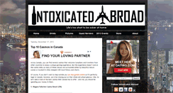 Desktop Screenshot of intoxicatedabroad.com