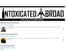 Tablet Screenshot of intoxicatedabroad.com